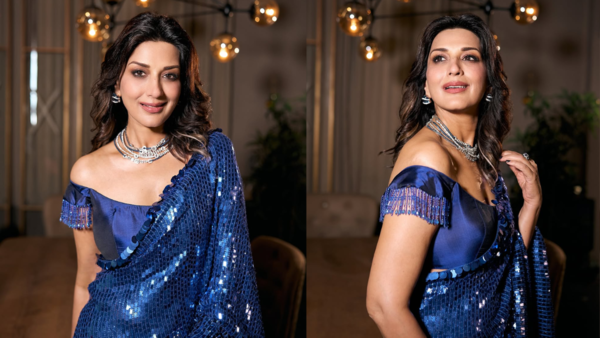 Sonali knows how to ace traditional wear like a pro.