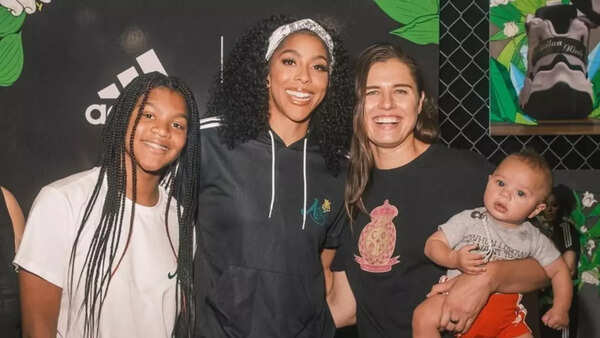 Image credit: Instagram Lailaa, Candace Parker, Anna Petrakova and her son