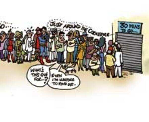 Aakhir Queue? | undefined News - Times of India