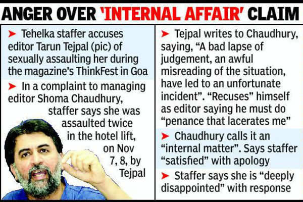 Goa Probes Alleged Sexual Assault By Tehelka Founder Tarun Tejpal