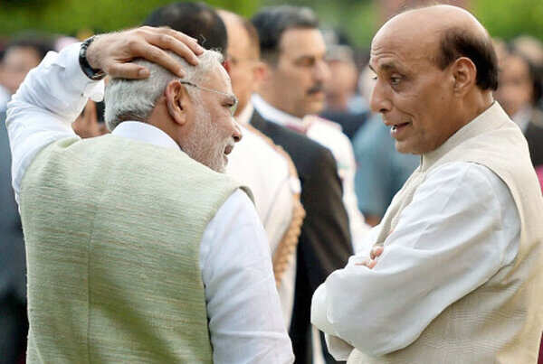 It's official, Rajnath is in charge when Modi is away | India News ...