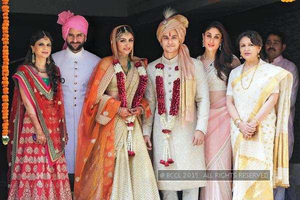 Newly-weds Soha Ali Khan and Kunal Kemmu step out to meet the media ...