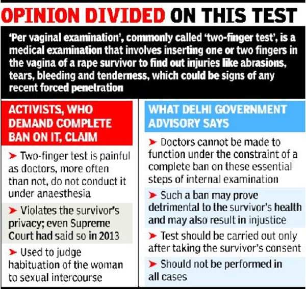 panel-okays-two-finger-rape-test-in-delhi-delhi-news-times-of-india