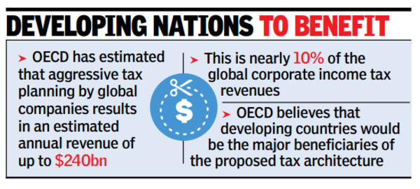 New Global Tax Regime In The Works, India Set To Gain - Times Of India