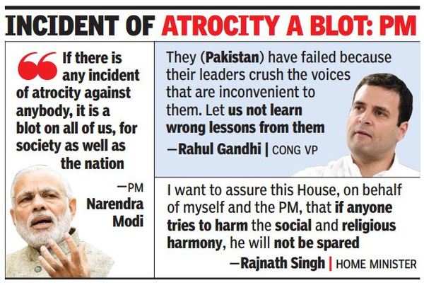 Intolerance Row: PM Modi Seeks To Douse Fire, But Rahul Blazes Away ...