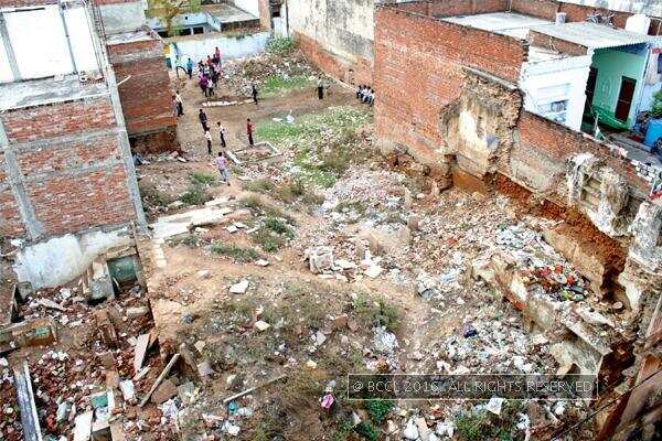 The site where Khwaja Manzil used to be