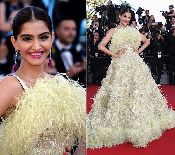 Sonam Kapoor Cannes Red Carpet Looks 2011-2015 (11)