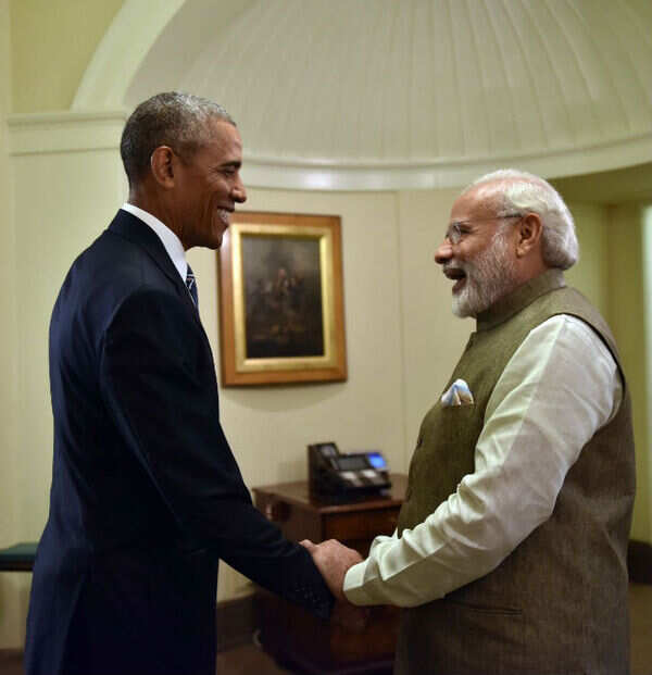 Modi meets Obama White House