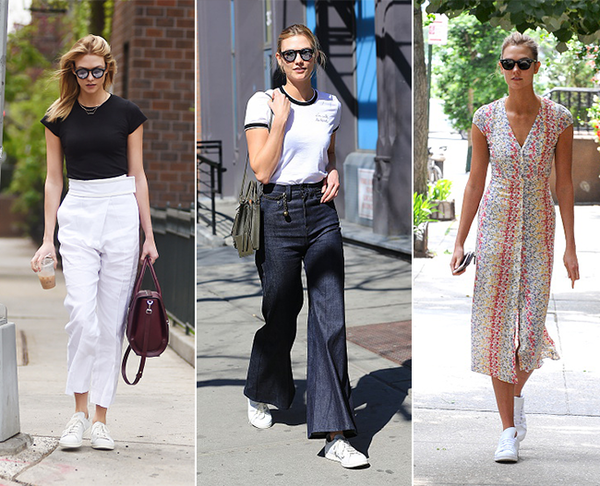 10 celebs showing us how to wear white sneakers - Times of India