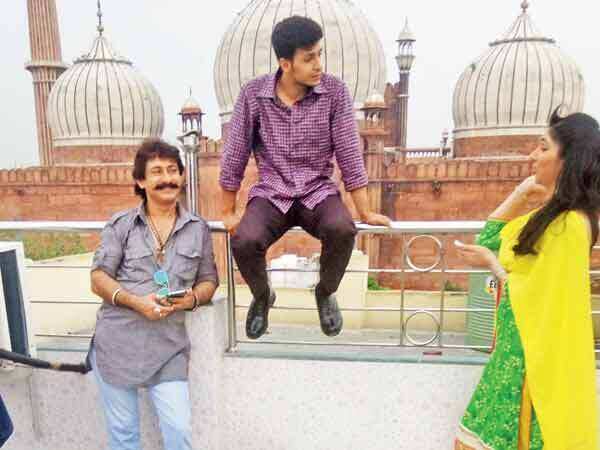 The cast shot near Jama Masjid in Delhi