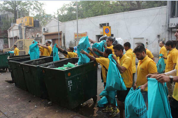 'Run to Clean' Campaign held at Delhi's Connaught Place | Delhi News ...
