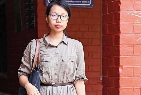 A shirt-dress for Shing Puiru, a fresher at Hans Raj College (BCCL)