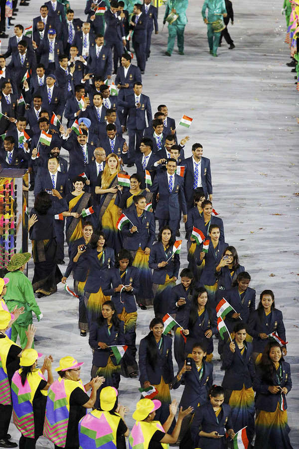 Rio Olympics 2016: Sari-blazer combo at opening ceremony evokes sharp ...