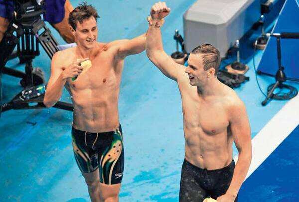 Cam McEvoy and Kyle Chalmers