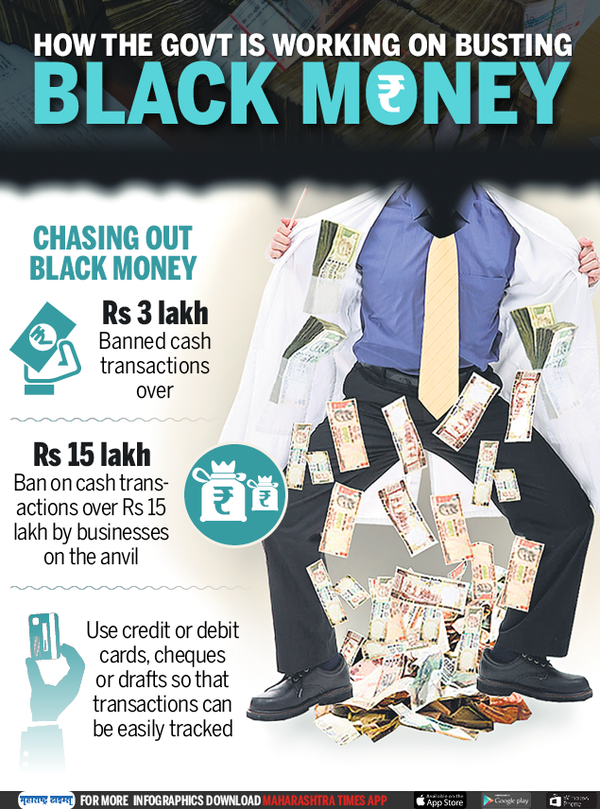 To clamp down on black money, government set to ban cash transactions