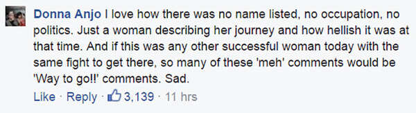 Hillary HONY comment 3