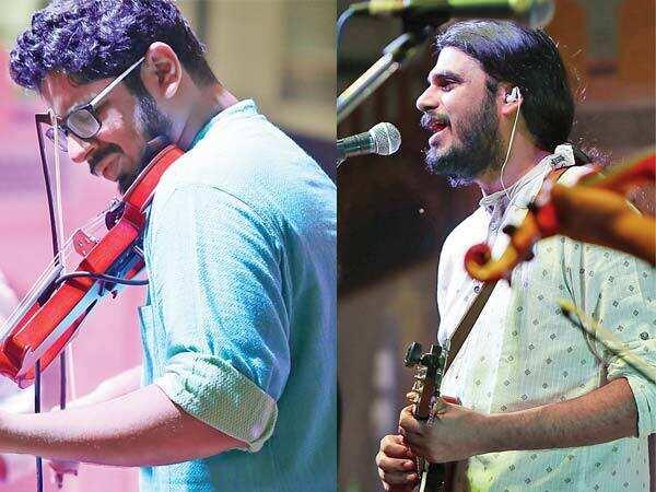 Members of the band, Kabir Cafe, also performed at the event in Gurgaon (BCCL/Ajay Kumar Gautam)