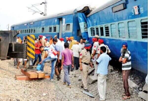Punjab- train derail