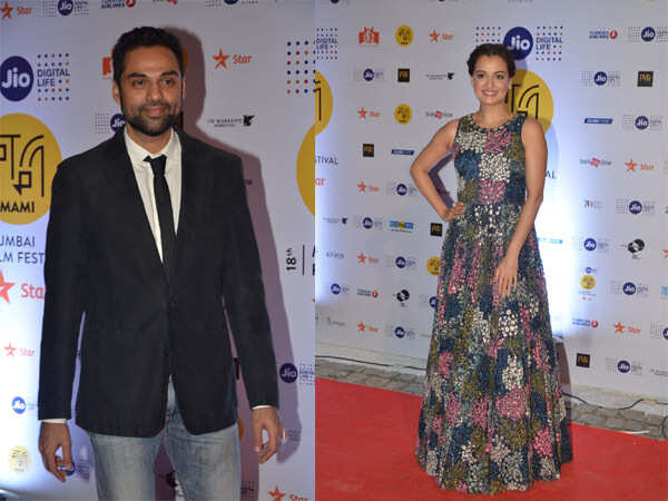Dia Mirza and Abhay Deol