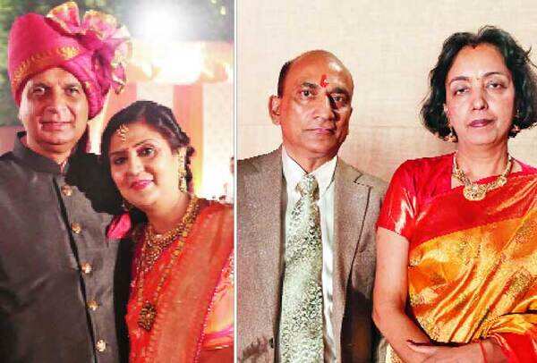 (L-R) Ravi and Anita Jain, the groom’s parents, Yogesh and Manju Gupta, the bride’s parents (BCCL)