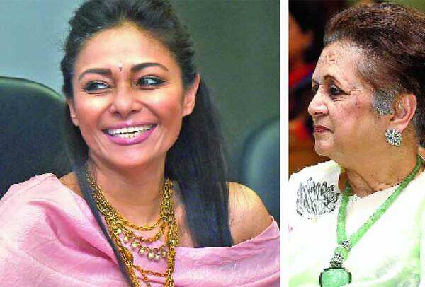 Kalyani Saha Chawla (L) and Abha Dalmia (BCCL)