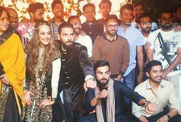 Indian cricketers made their presence felt at Tuesday night’s celebrations. Virat Kohli, Ravindra Jadeja, Umesh Yadav, Amit Mishra, Anil Kumble, Parthiv Patel, Cheteshwar Pujara, Ajinkya Rahane and Mohammed Shami were among the invitees