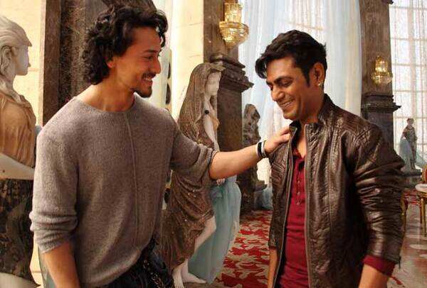 Tiger with Nawaz during the film's shoot