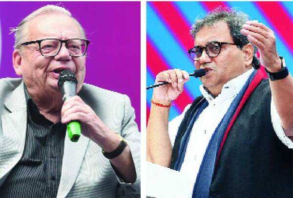Ruskin Bond (L) and Subhash Ghai (BCCL)