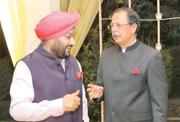 (L) RS Jaura with Ajay Singh