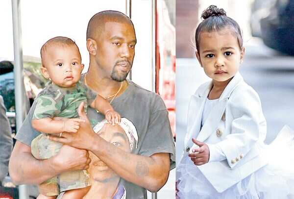 Saint West, Kanye West and North West