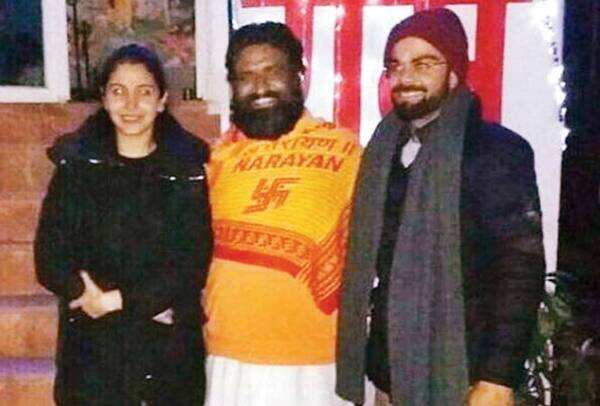 Virat Kohli and Anushka Sharma at an ashram in Haridwar