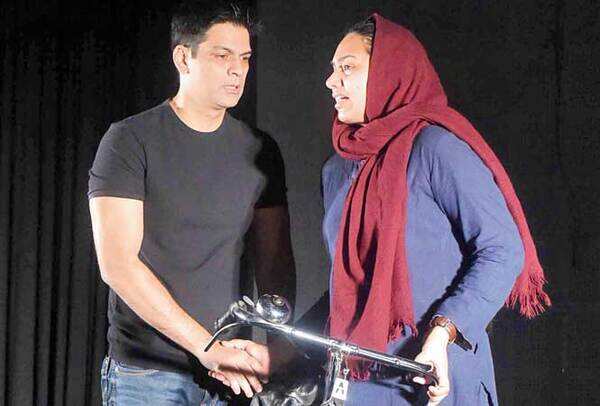 Imran played Al Zaidi and Shilpi Marwaha played his love interest in the play
