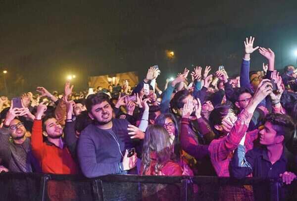 Organizers of the fest said that there were over 2,000 people at the Badshah gig (BCCL)