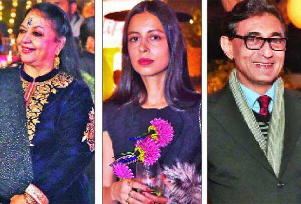 (L-R) Rama Pandey, Sapna Kumar and Sunit Tandon