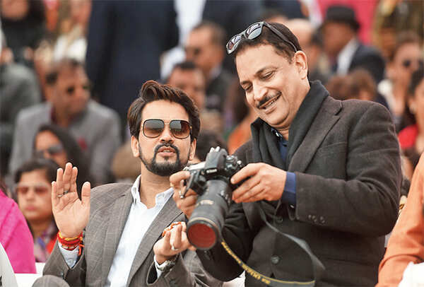 anurag thakur with rajiv pratap rudy