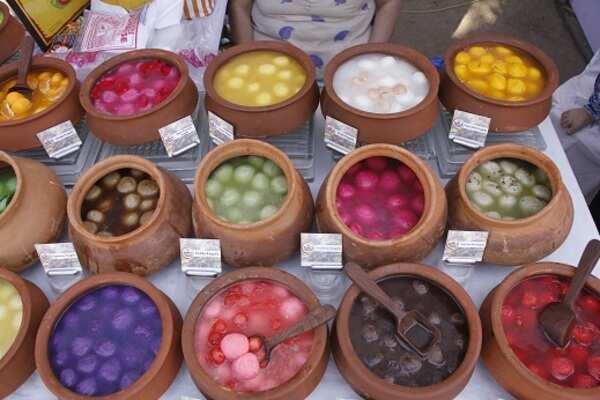 Rainbow of rosogollas from Swati's kitchen (1)