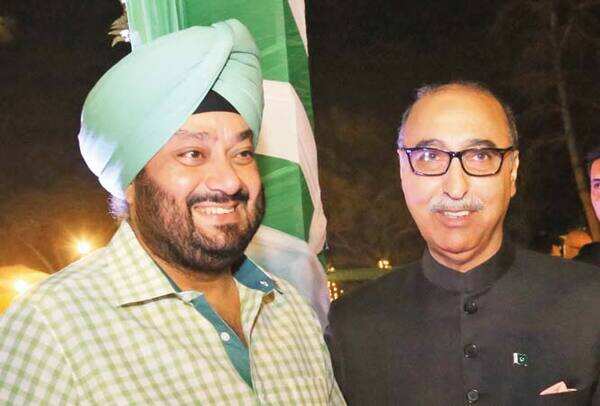 RS Jaura and Abdul Basit, Pakistan’s High Commissioner (BCCL)