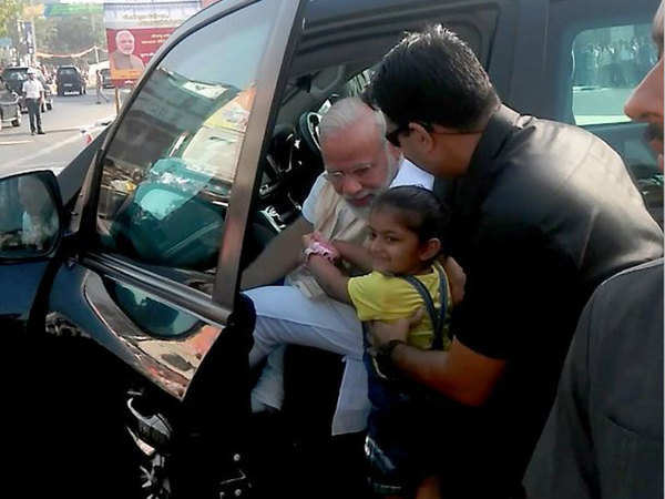 Modi's wife unhappy with security cover as her bodyguards travel in  government cars while she takes the bus!