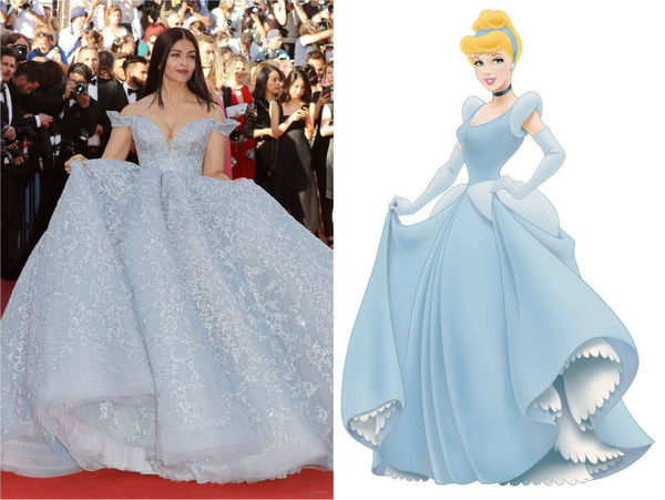 Aishwarya Rai Stuns In a Cinderella Dress at Cannes 2017 - YouTube