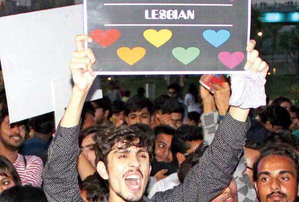 The members also raised slogans in support of their community and cause