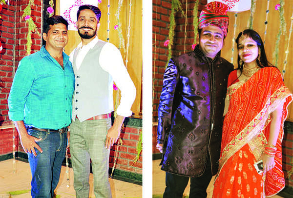 (L) Amit and Rahul (R)Guni and Shruti