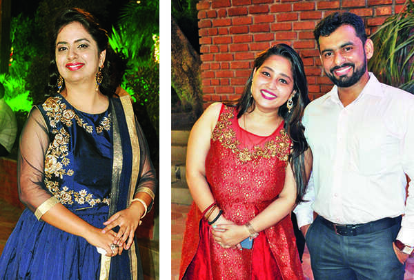 (L) Shweta (R)Srishti and Abhishek (BCCL/ AS Rathor)