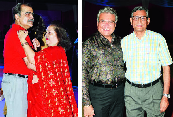 (L) Nisheeth and Surabhi Kapoor (R) Rajneesh Chopra and Mumtaz Ahmad (BCCL/ Farhan Ahmad Siddiqui)