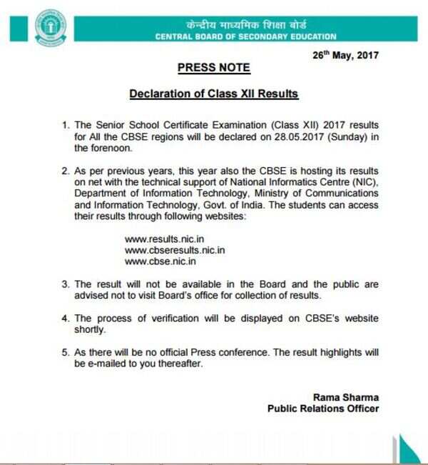 press note