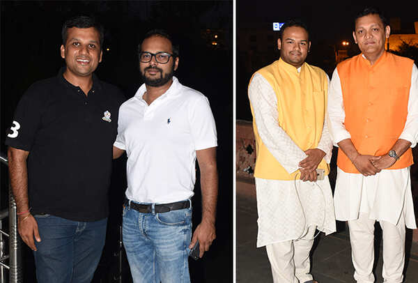 ​(L) Khushal Bhargava and Rajit Agarwal​ (R) Pranay Shah and Dhairav Shroff​​ (BCCL/ Vishnu Jaiswal)​
