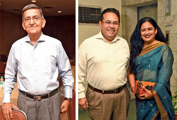 (L) MA Khan (R) Rajiv and Prof Pooja Verma (BCCL/ Vishnu Jaiswal)