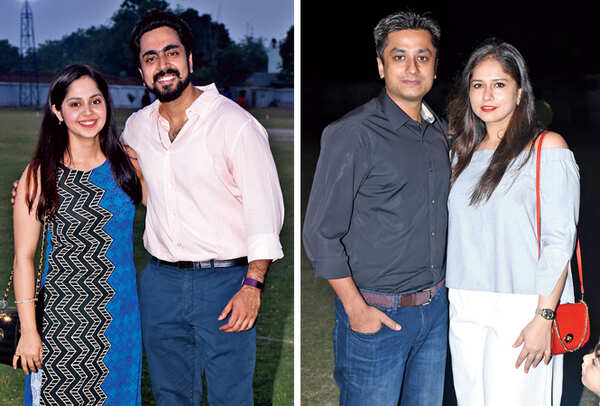 (L) Anisha Khanna & Aviral Jain ​(R) Anuj & Jyotsna Agrawal ​(BCCL/ Vishnu Jaiswal)​
