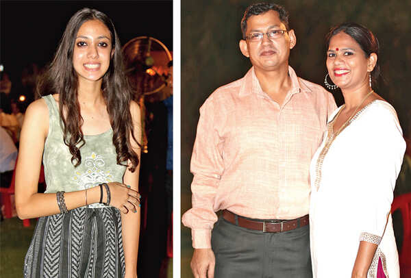 Tanya Mehta (R) Akash and Shivani (BCCL/ Aditya Yadav)