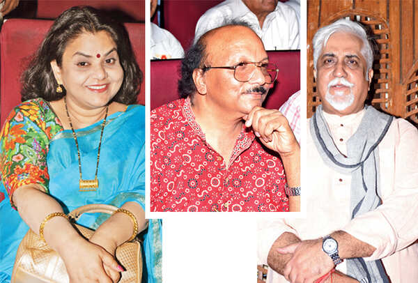 L-R Sarita Srivastava, Ashok Bhargava, Anshu Tandon (BCCL/ Vishnu Jaiswal)