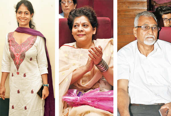 (L-R) Seema Modi, Abhilasha, Ali Kausar (BCCL/ Vishnu Jaiswal)